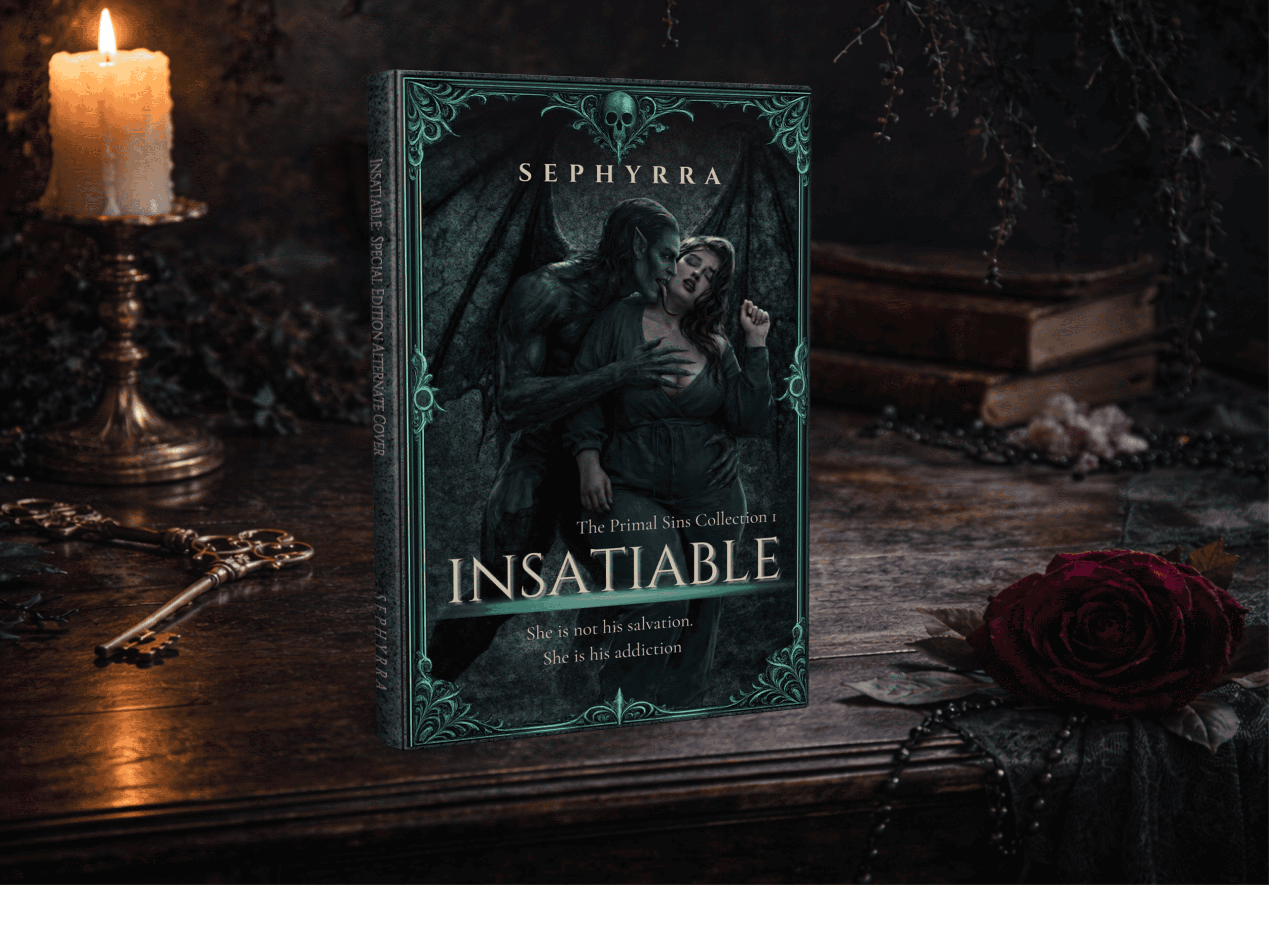 Insatiable Signed Alternate Cover Paperback